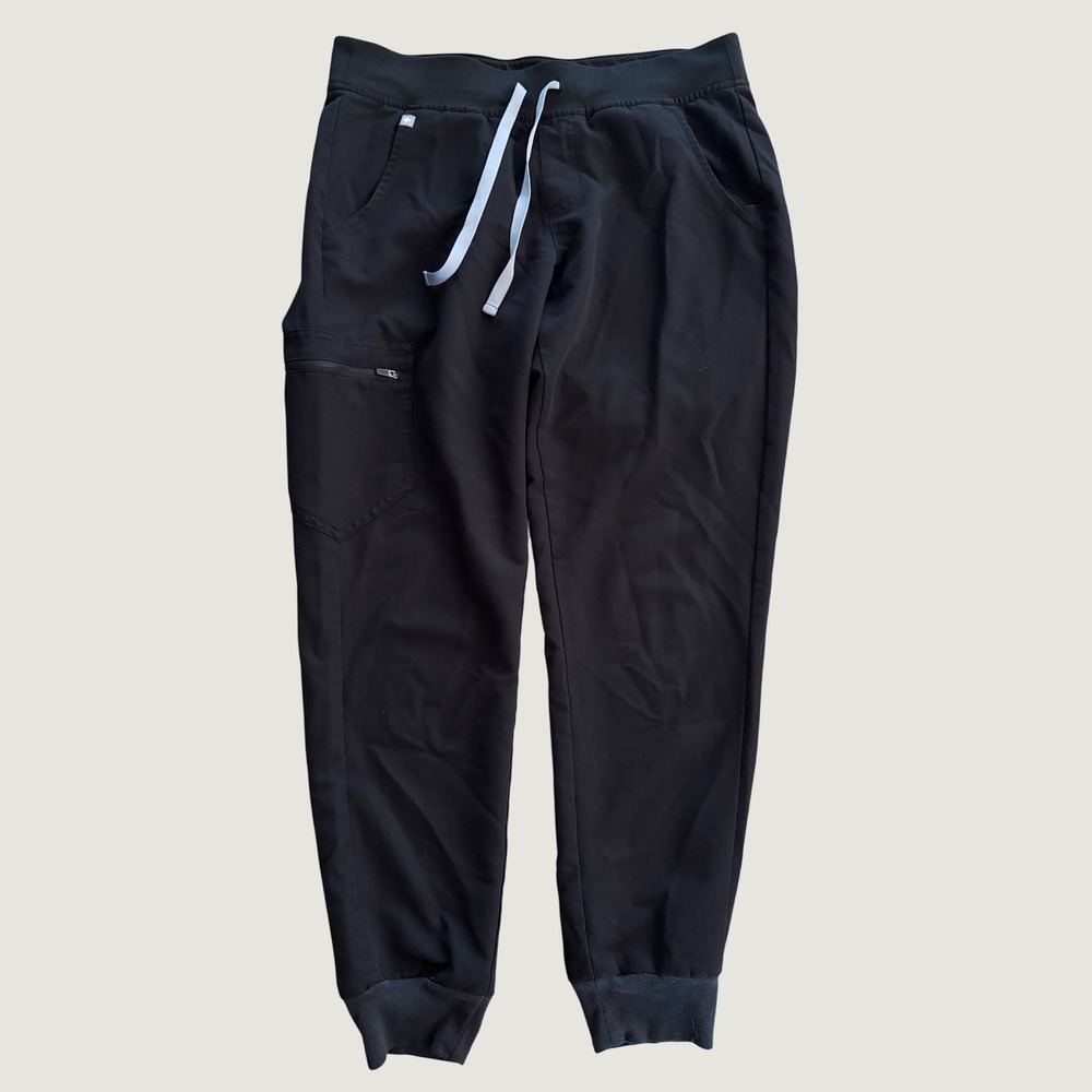FIGS Zamora Jogger Scrub Pants Black Technical Collection W18SW2005 Womens M